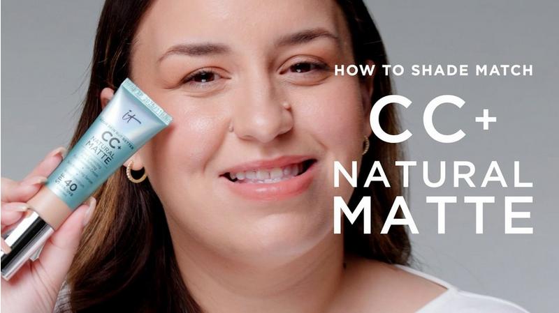 IT Cosmetics CC+ Cream Natural Matte Foundation with SPF 40 #10