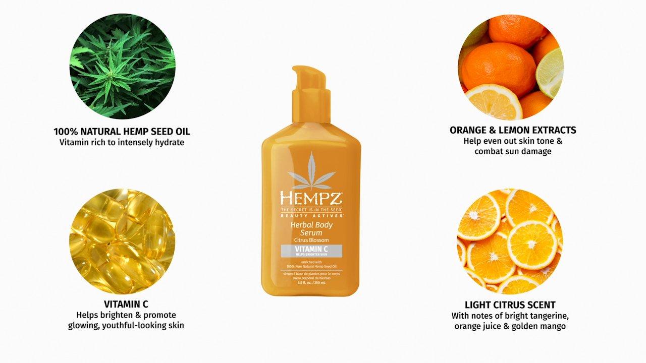 Hempz - Citrus Blossom Herbal Body Serum with Vitamin C | Ulta Beauty