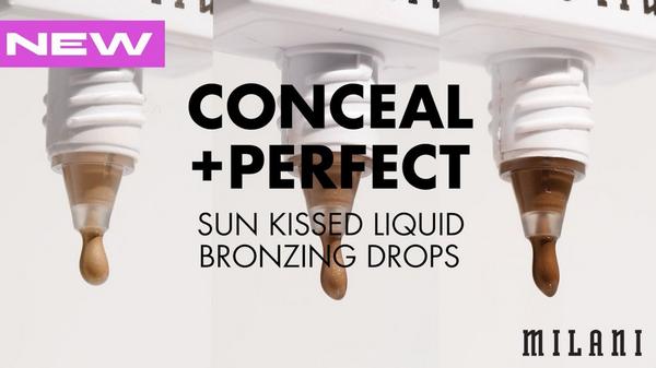 Milani Conceal + Perfect Sun Kissed Liquid Bronzing Drops #10