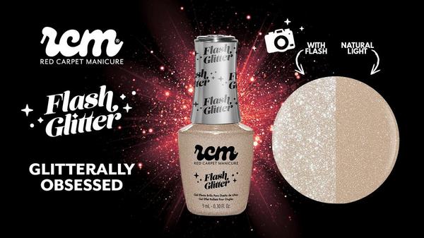 Red Carpet Manicure Flash Glitter Special Effect Gel Polish #6
