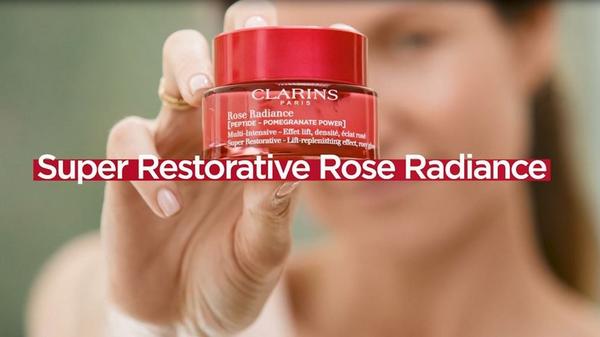 Clarins Super Restorative Rose Radiance Peptide Face Moisturizer #9