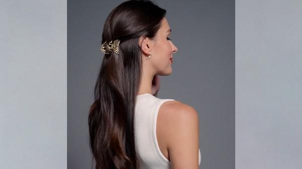 The Hair Edit Petite Gilded Mermaid Shell Mini Claw Clips #8