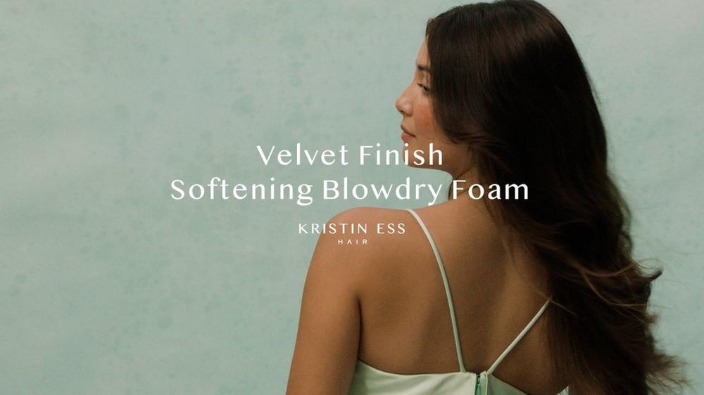 Velvet Finish Softening Blow Dry Foam