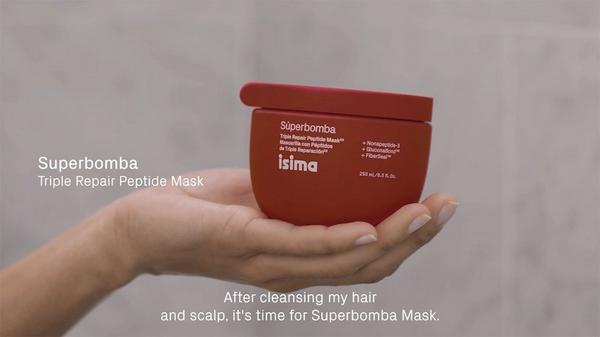 isima Travel Size Súperbomba Triple Repair Peptide Hair Mask #9