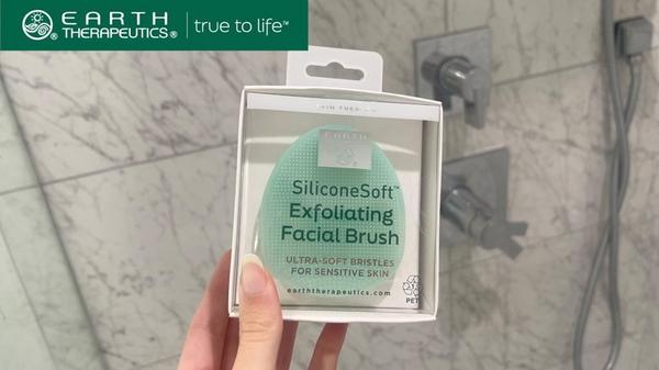 Earth Therapeutics SiliconSoft Exfoliating Facial Brush #7