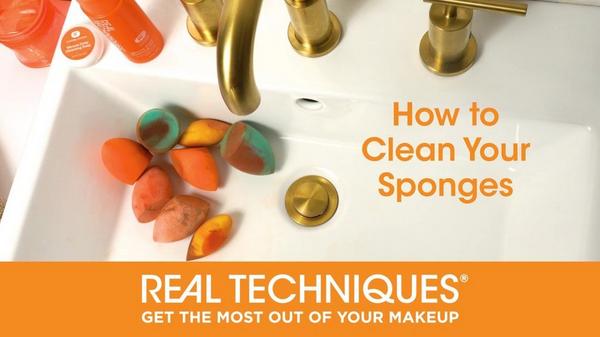 Real Techniques New Nudes 2.0 Bare Finish Makeup Sponge Duo #9