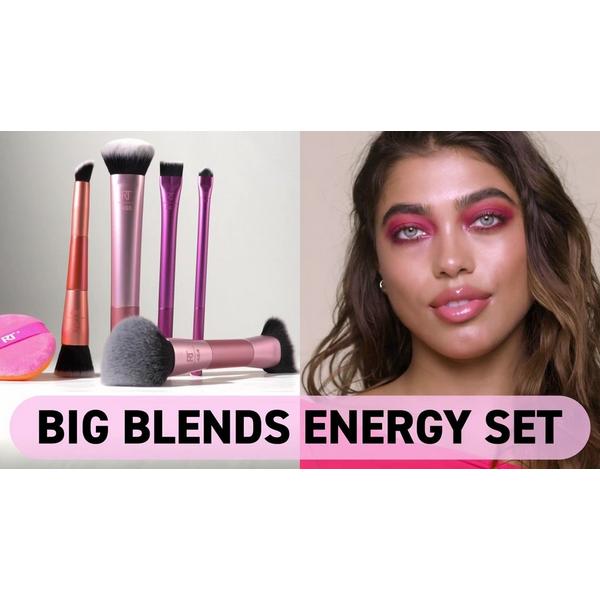 Set de Brocha Big Blends Energy + Esponja de Doble Cara 8