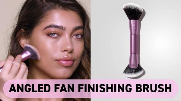 Real Techniques Angled Fan Dual-Sided Finishing Brush #8