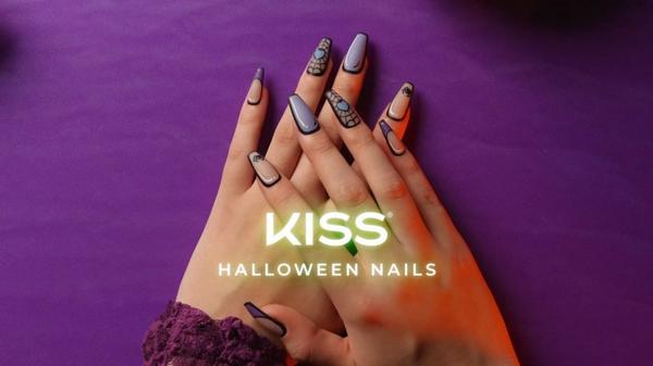 Kiss Voguish Fantasy Halloween Press On Nails - Devilish Disco #7