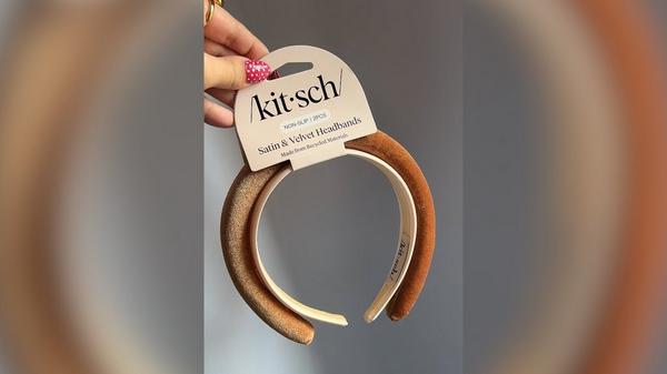 Kitsch Recycled Fabric Satin & Velvet Headbands #6