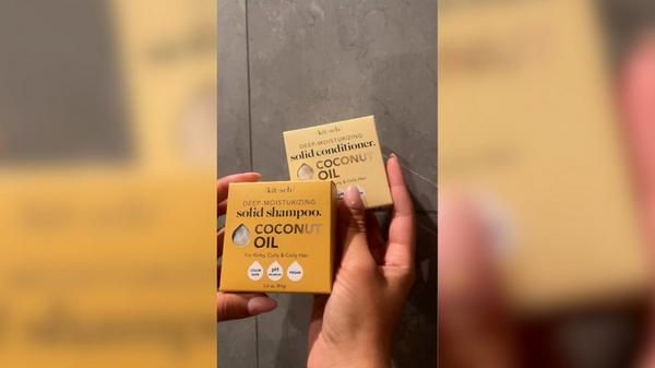 Kitsch Coconut Oil Shampoo + Conditioner Bar Combo #8