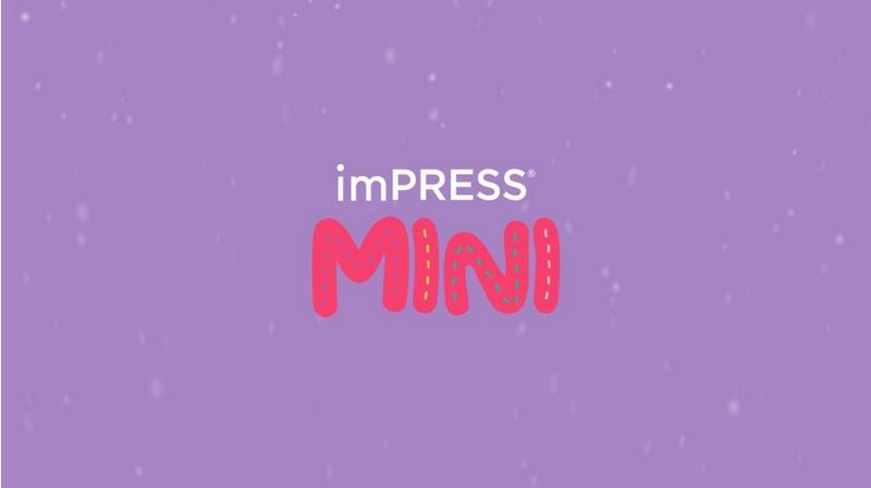 imPRESS Mini Holiday Press On Nails - Frostsnow