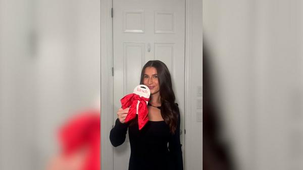 Kitsch Satin & Rhinestone Bow Scrunchie #8