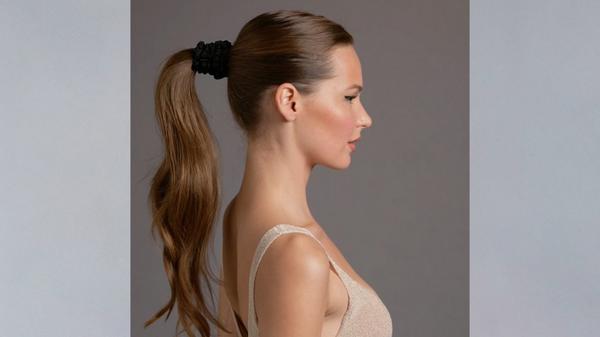 The Hair Edit Ruched Ribbons Skinny Satin Scrunchies Set #7