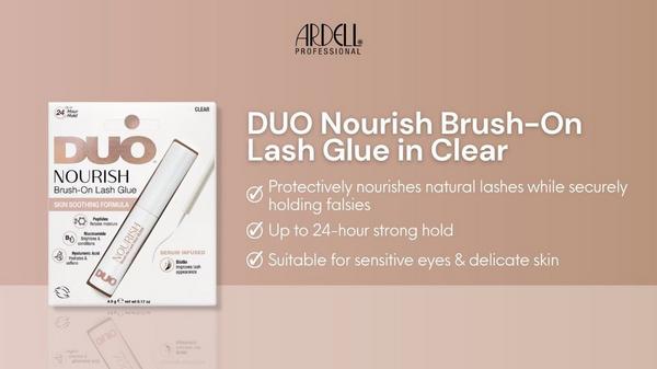 Ardell DUO Nourish Brush-On Lash Glue in Clear #9