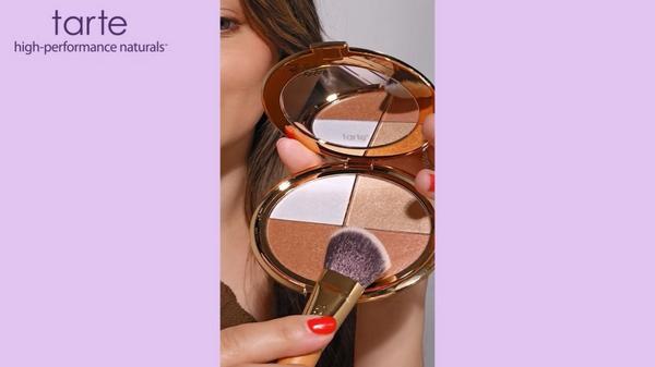 Tarte Glow Wardrobe Highlighting Eye & Cheek Palette #7