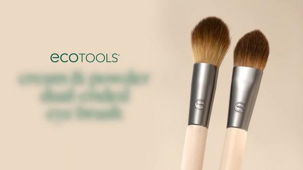 EcoTools Cream & Powder Dual-Ended Eye Brush #6