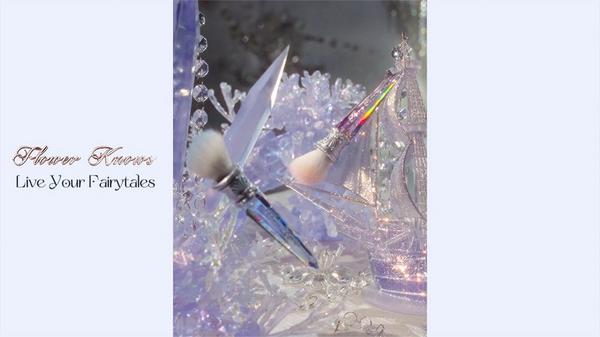 Flower Knows Shell's Jewel Collection Angled Blush Brush #4