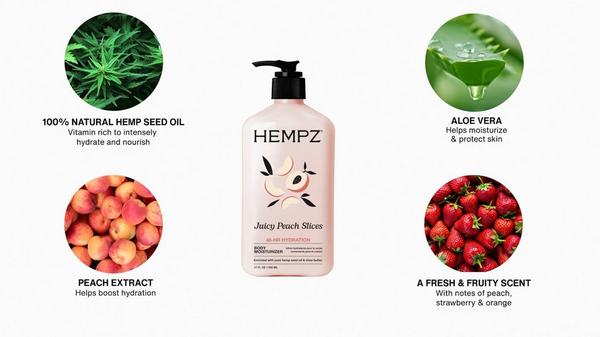 Hempz Juicy Peach Slices Body Moisturizer #7
