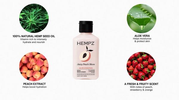 Hempz Juicy Peach Slices Body Moisturizer #7