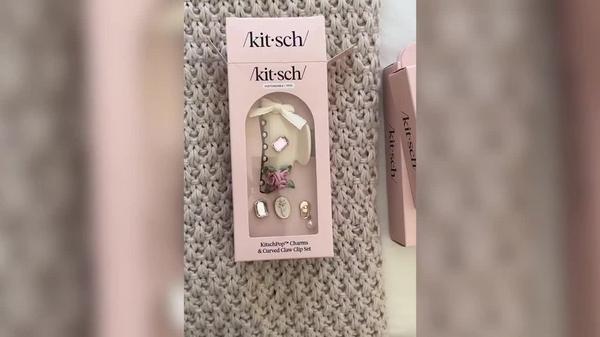 Kitsch Kitschpop Curved Claw Clip 7 Piece Set Vintage #7