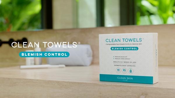 Clean Skin Club Clean Towels Blemish Control Disposable Face Towels #9