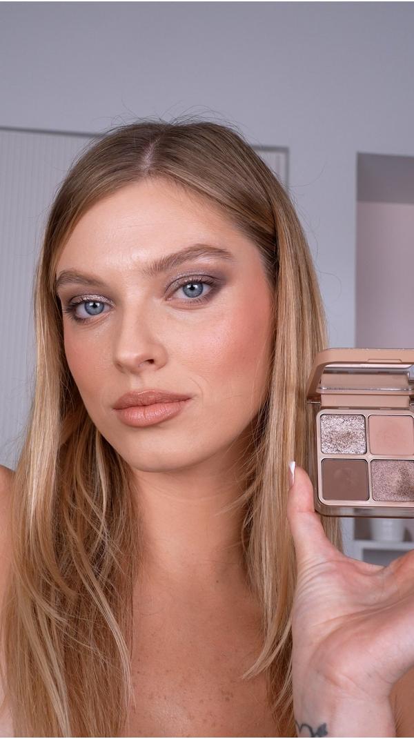 NATASHA DENONA LUXE GLAM COMPACT Quad Eyeshadow Palette #10