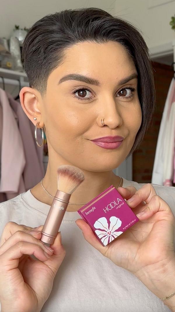 Benefit Cosmetics It’s Glam Time Mascara, Blush & Bronzer Makeup Set #9