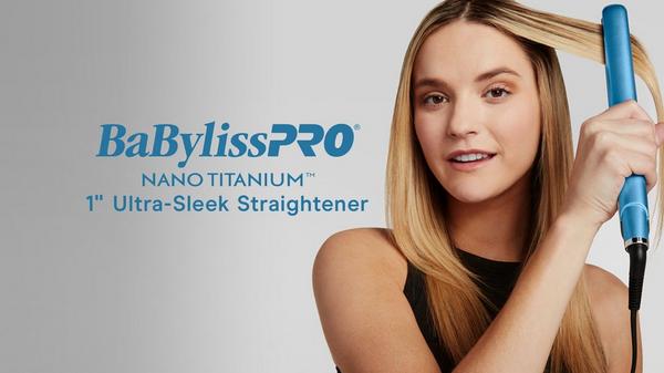 BaBylissPRO Nano Titanium Ultra-Sleek Straightening Iron #9