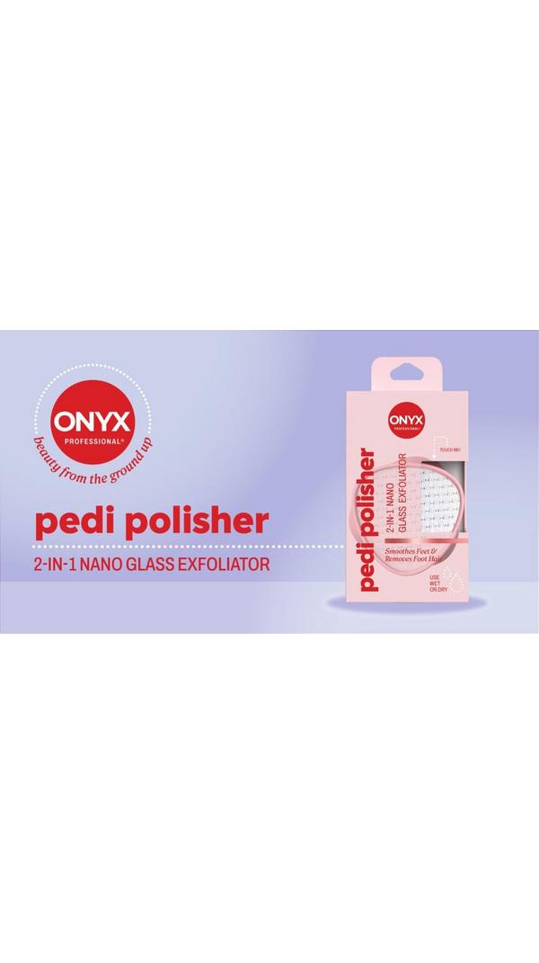 ONYX Professional  Pedi Polisher 2-1 Nano Glass Exfoliator #7