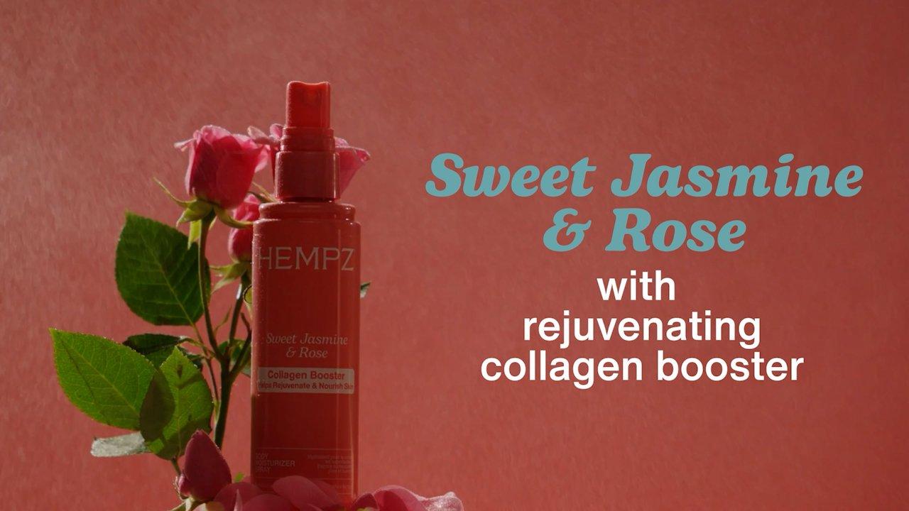 Hempz - Sweet Jasmine & Rose Body Moisturizer Spray with Collagen