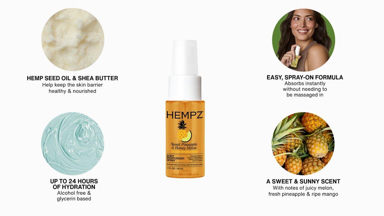 Hempz - Sweet Pineapple & Honey Melon Body Moisturizer Spray