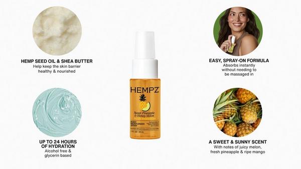 Hempz Sweet Pineapple & Honey Melon Body Moisturizer Spray #6