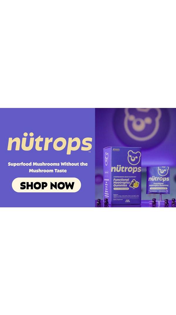 Grüns Sugar Free Functional Nootropics Mushroom Gummies Supplement #6