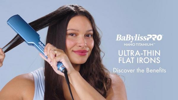 BaBylissPRO Nano Titanium Professional Ultra-Thin Flat Iron #10