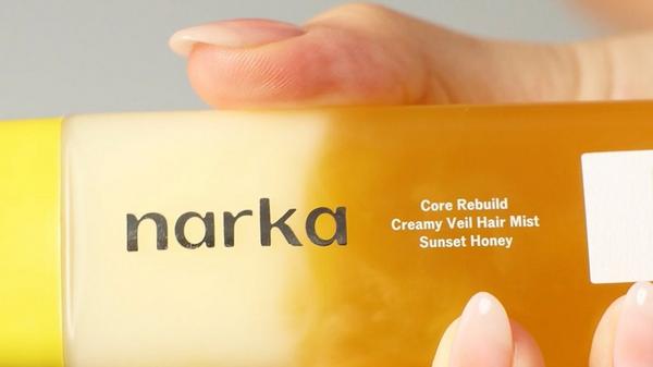 narka Creamy Veil Hair Mist Sunset Honey #9