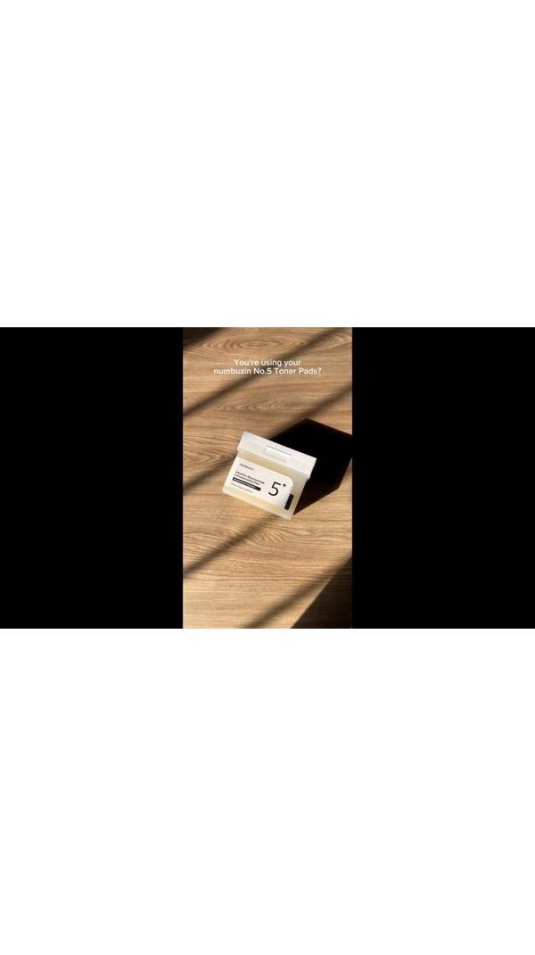 numbuzin No.5+ Glutathione Vitamin Concentrated Toner Pads #9
