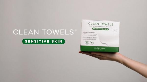 Clean Skin Club Clean Towels Sensitive Skin Disposable Face Towels #9