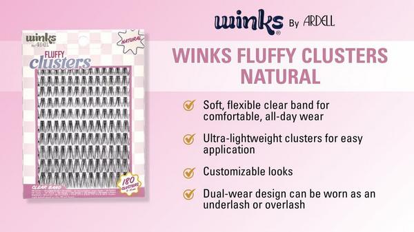 Ardell Winks Fluffy Clusters, Natural #8