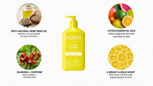 Hempz Citrus Sunrise Body Moisturizer with Guarana + Caffeine #8