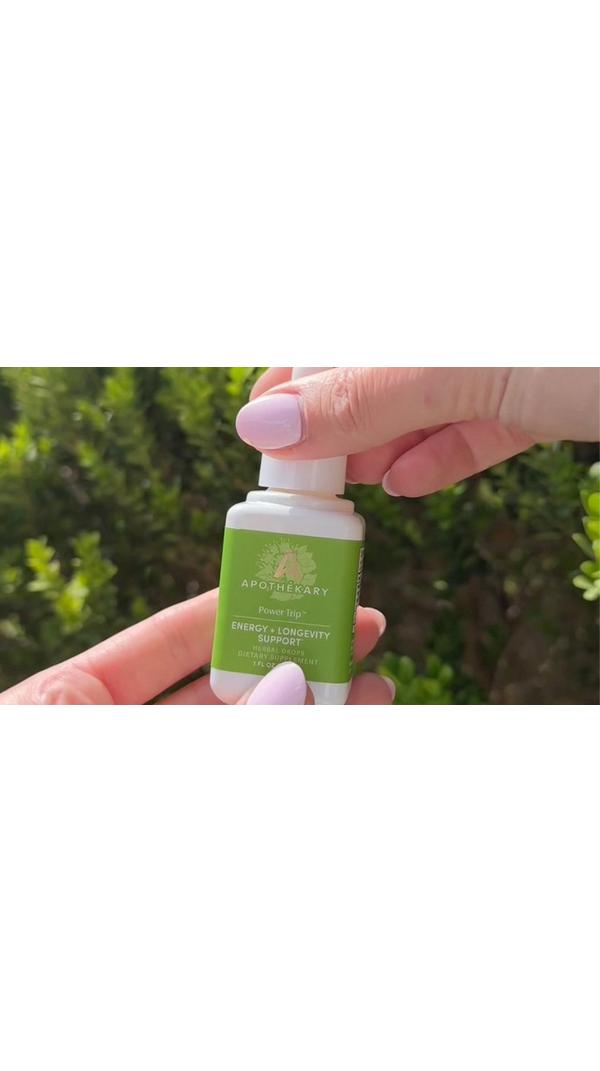 Apothékary Power Trip Energy and Longevity Support Herbal Drops #8