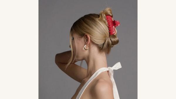 The Hair Edit Scarlet Red Claw Clip #5