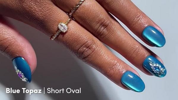 Glamnetic Blue Topaz Press-On Nails #7