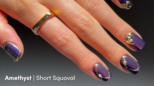 Glamnetic Amethyst Press-On Nails #7
