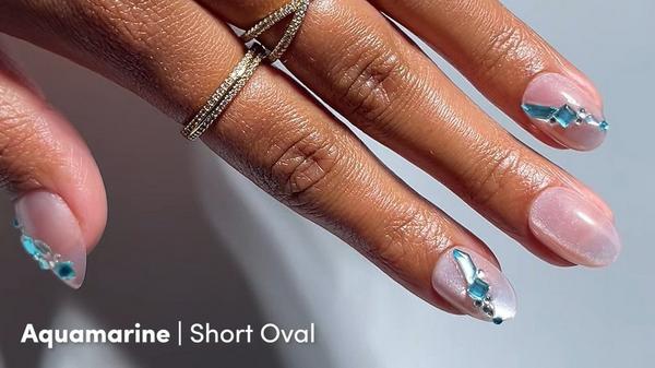 Glamnetic Aquamarine Press-On Nails #7