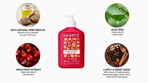 Hempz Honeycrisp Apple & Cherry Chai Body Moisturizer #6