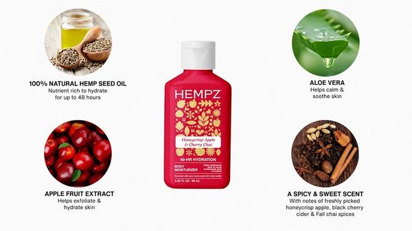 Hempz Honeycrisp Apple & Cherry Chai Body Moisturizer #6