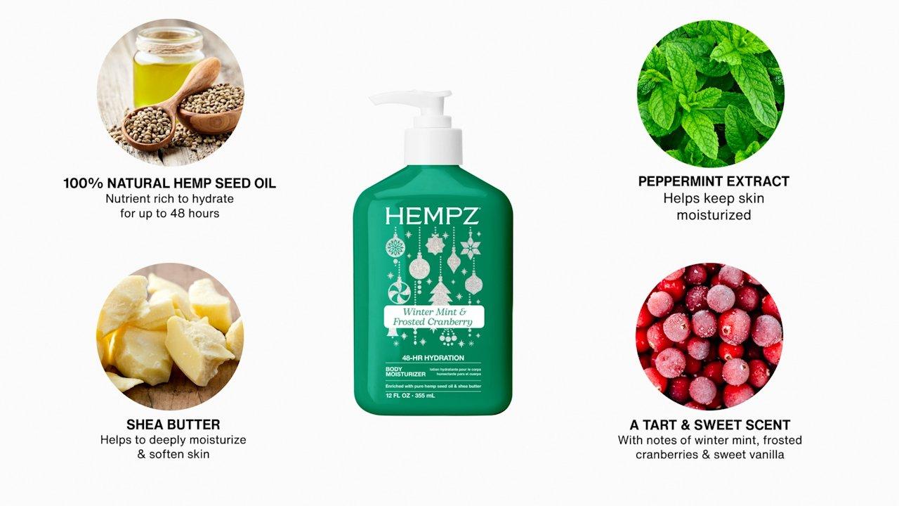 Hempz - 12.0 oz Limited Edition Winter Mint & Frosted Cranberry