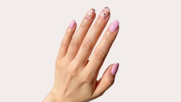Dashing Diva GLAZE DESIGN, Semi-Cured Gel Nail Strips, What's Your Costume #8