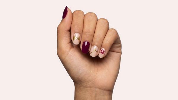 Dashing Diva GLAZE DESIGN, Semi-Cured Gel Nail Strips #7
